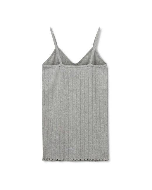 Sofie Schnoor Tops ,Grijs ,Katoen Elegante Faunasw Top Grijs Mel in het Gray