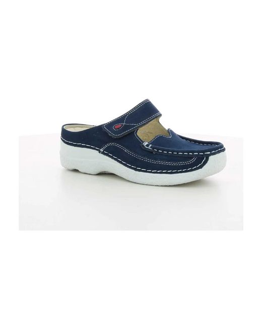 Wedges Wolky en coloris Blue