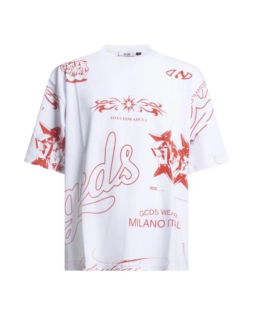 Gcds White T-Shirts for men