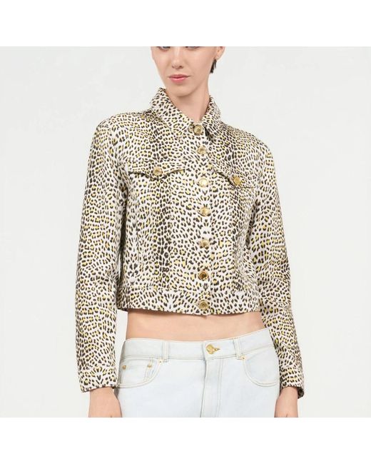 Roberto Cavalli White Denim Jackets