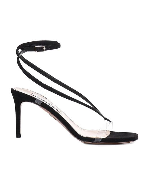 Aquazzura Black High Heel Sandals