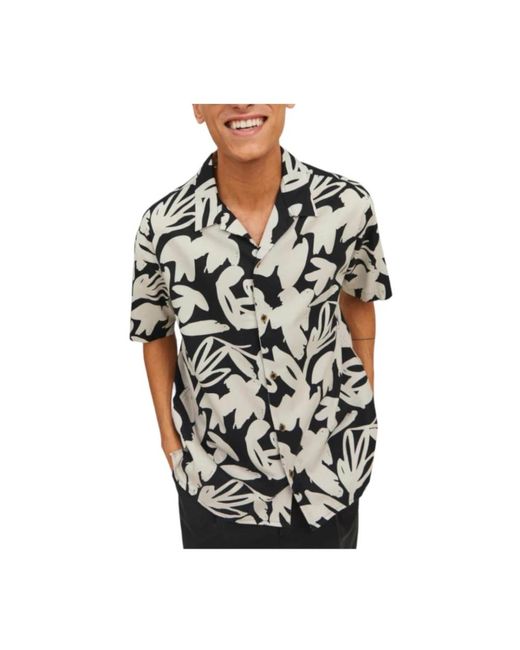 Jack & Jones Black Short Sleeve Shirts for men