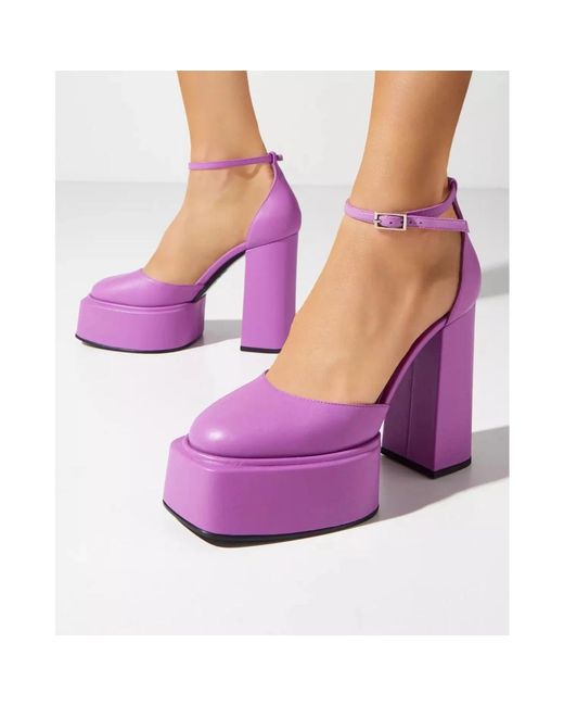3Juin Purple Pumps