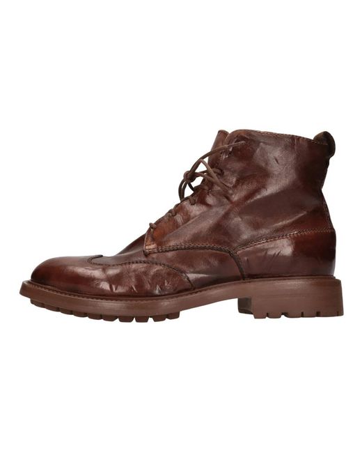 Hundred 100 Brown Lace-Up Boots