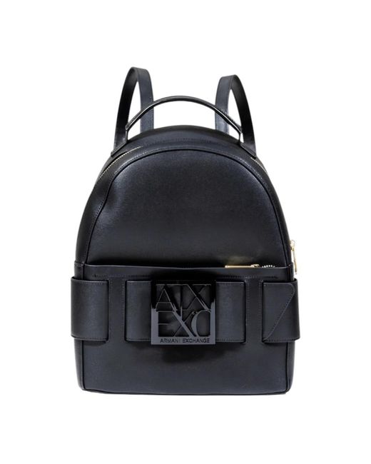 ARMANI EXCHANGE Black Backpacks