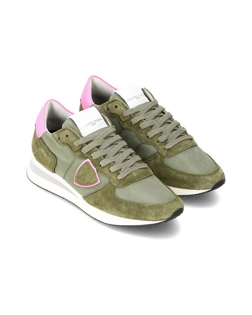 Philippe Model Green Sneakers