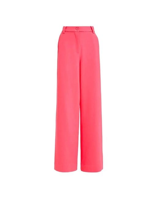 Essentiel Antwerp Pink Wide Trousers