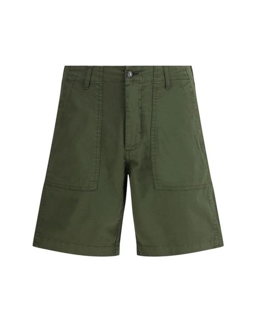 Cruna Utility Baumwollshorts Mit Taschen in Green für Herren