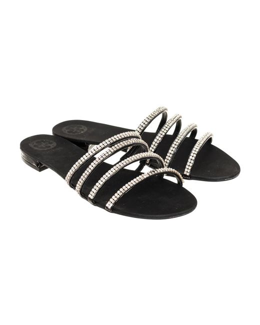 Shoes > sandals > flat sandals Guess en coloris Black