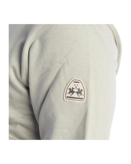 La Martina Gray Zip-Throughs for men