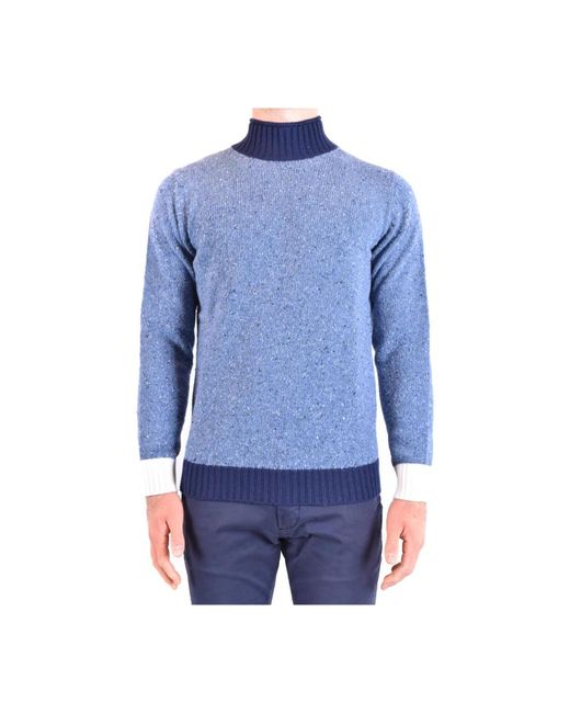 Kangra Blue Turtlenecks for men