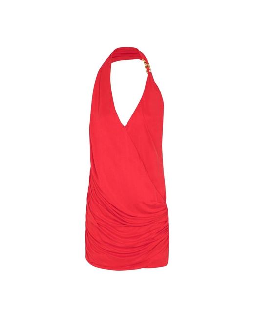 Balmain Short Dresses in het Red