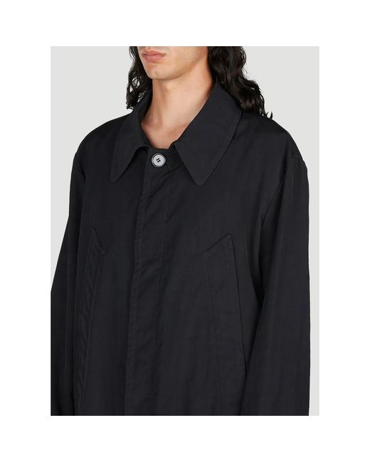 Coats > single-breasted coats MM6 by Maison Martin Margiela pour homme en coloris Black