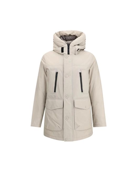 Woolrich Abnehmbare Kapuze Arctic Parka Mehrere Taschen in Natural für Herren