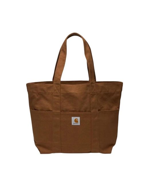 Carhartt Canvas-Schultertasche Mit Quadratischem Label in Brown für Herren