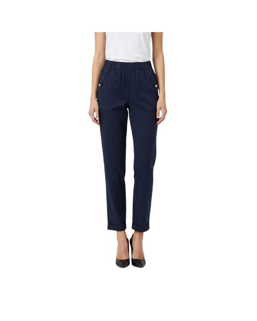 Liu Jo Blue Slim-Fit Trousers