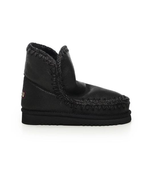 Mou Black Winter Boots