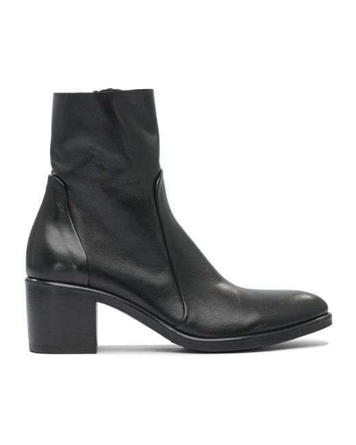 Heeled Boots Strategia de color Black