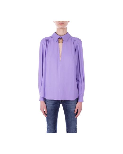 Elisabetta Franchi Purple Blouses