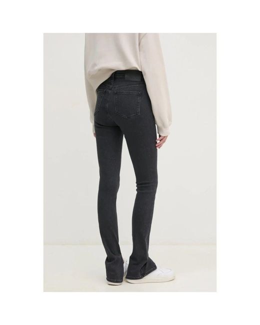 Skinny Jeans Calvin Klein de color Gray