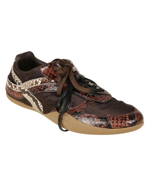 Miu Miu Brown Sneakers