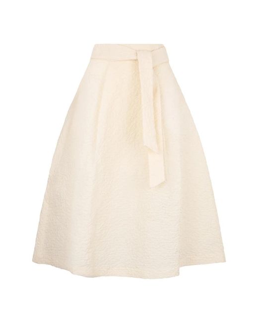 Fabiana Filippi Natural Midi Skirts
