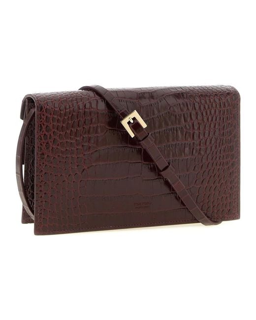 Tom Ford Brown Cross Body Bags