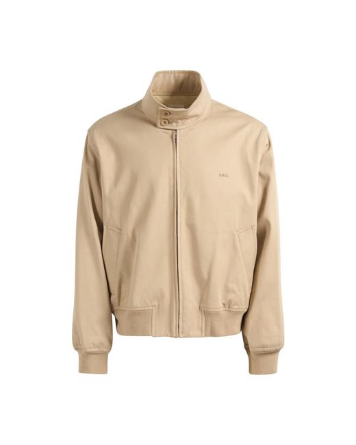 A.P.C. Natural Bomber Jackets for men