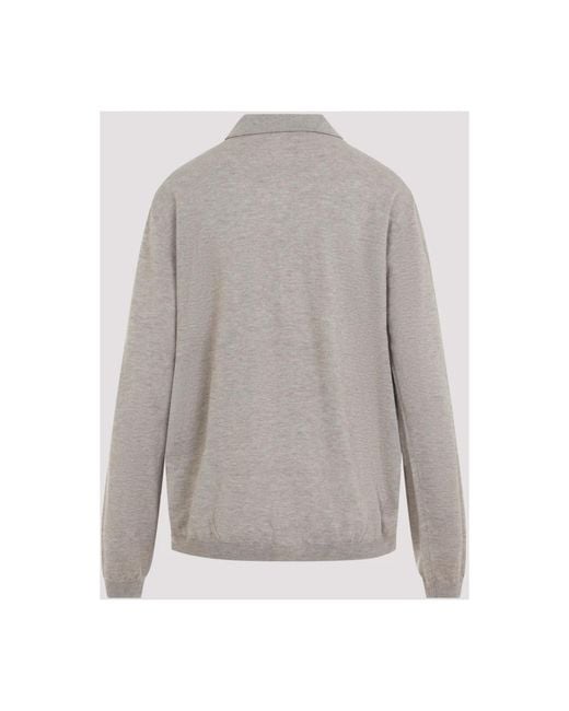 Frankie Shop Gray Round-Neck Knitwear