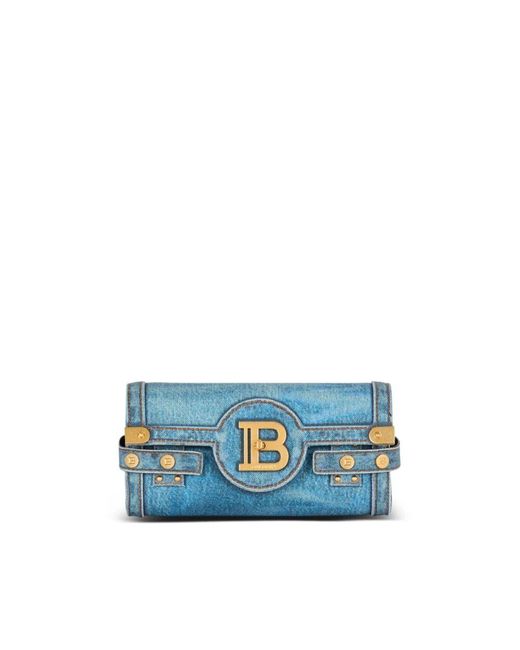 Balmain Blue Blaue stilvolle taschen kollektion