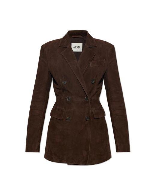 Leather Jackets Arma de color Brown