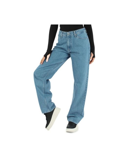 Calvin Klein Blue Loose-Fit Jeans