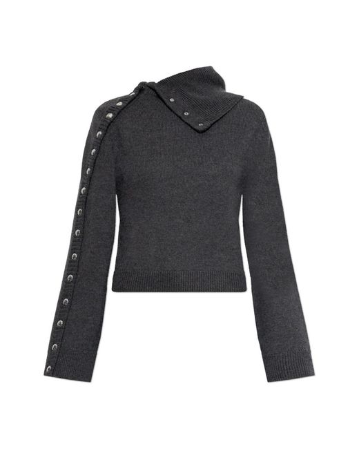 IRO Truien & Vesten ,Grijs ,Wol Konie Turtleneck in het Black