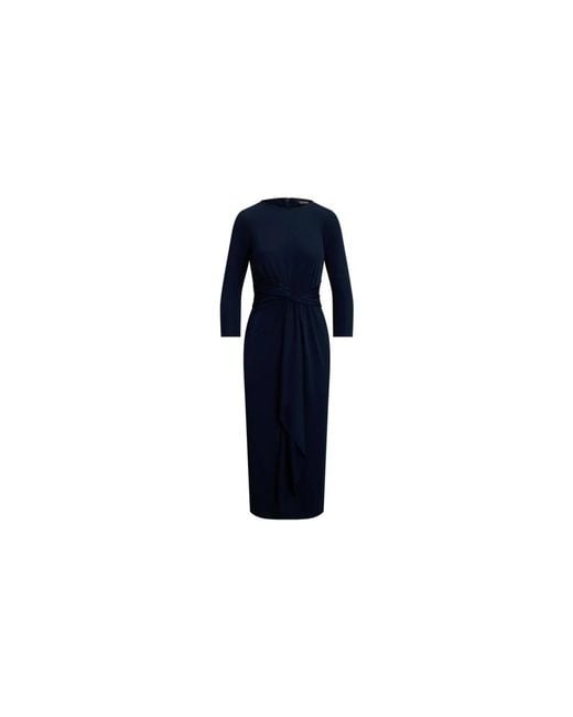 Ralph Lauren Blue Midi Dresses
