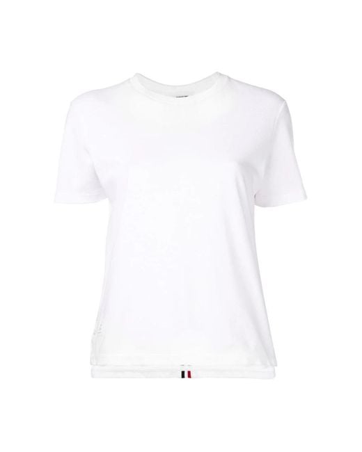 Thom Browne White T-Shirts