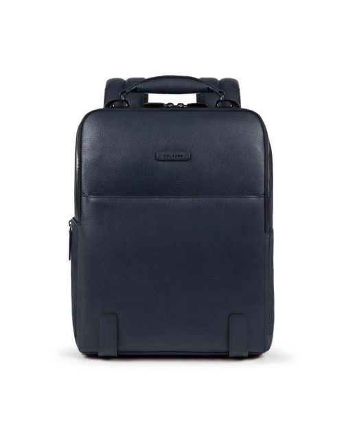Piquadro Slim Laptop Backpack 15,6 in het Blue voor heren