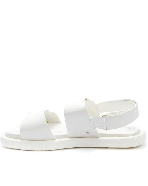 Keddo Schoenen ,Wit ,Witte Casual Open Sandalen in het White