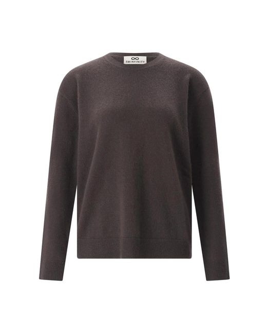 SMINFINITY Gray Feinstrick Pullover