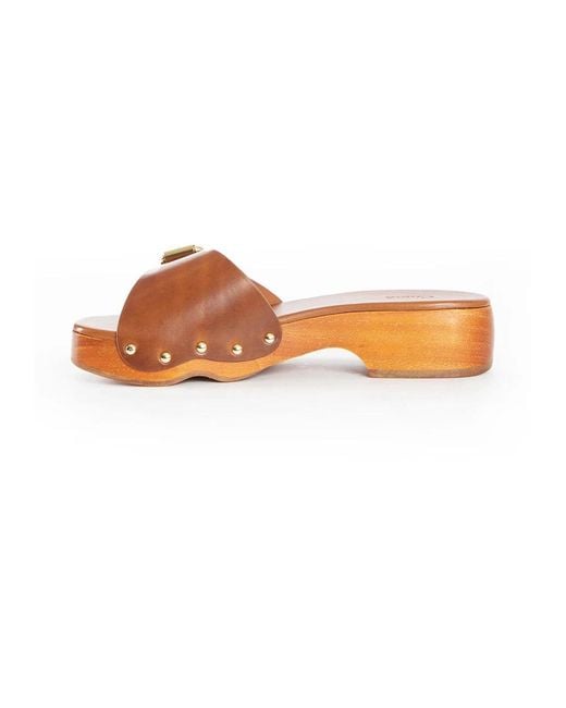 Chloé Brown Sliders