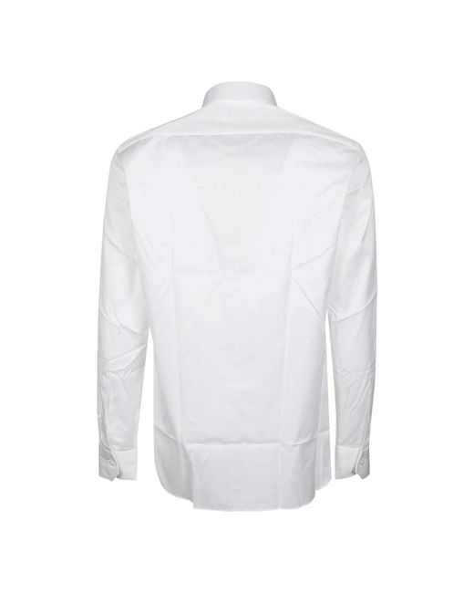 Zegna White Formal Shirts for men