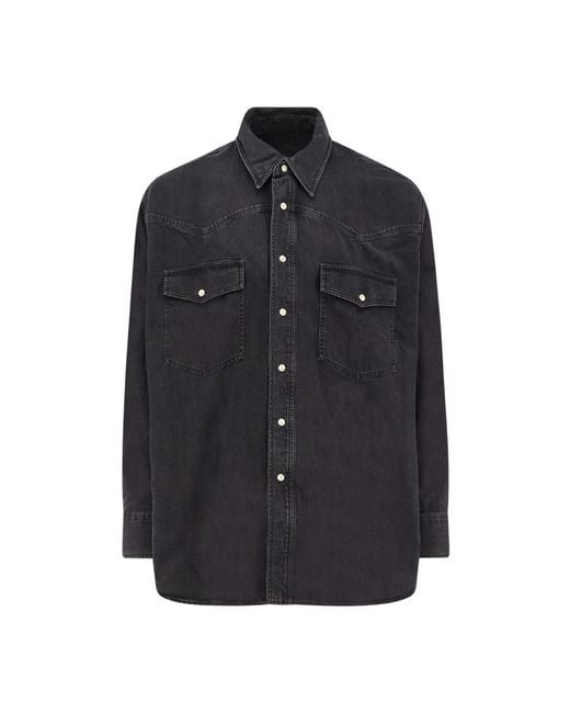 Studio Nicholson Blue Denim Shirts for men