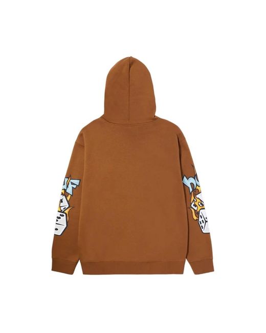 Huf Brown Hoodies for men