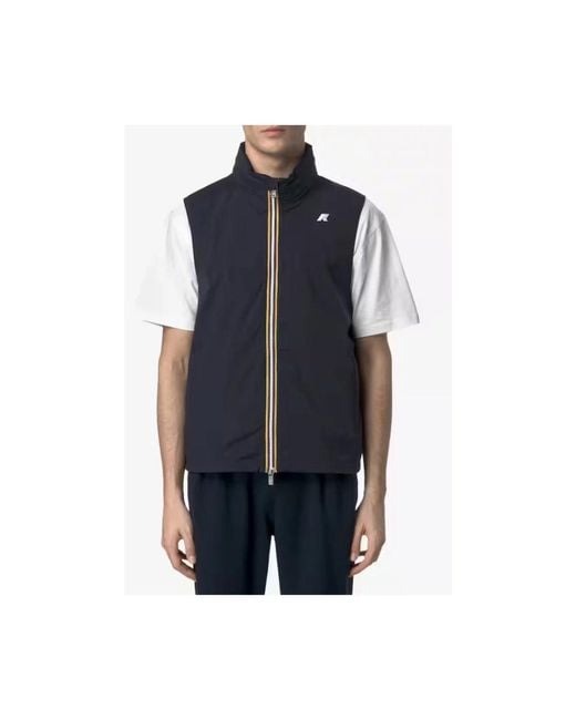 K-Way Blue Waistcoats for men