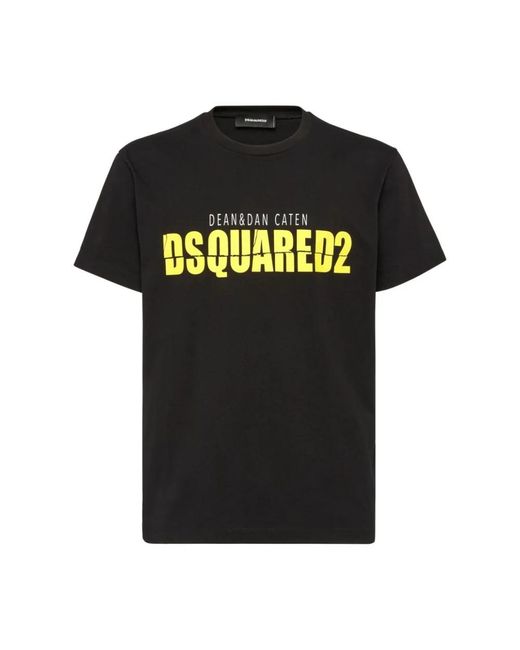 DSquared² T-Shirts in het Black voor heren