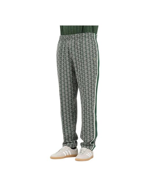 Lacoste Paris Monogram Sweatpants in het Gray voor heren