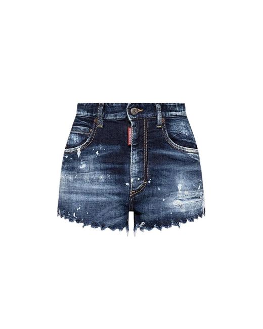 DSquared² Blue Denim Shorts