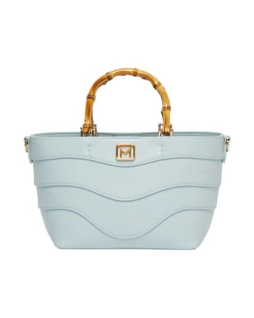 Marella Blue Klare Blaue Mini Shopper