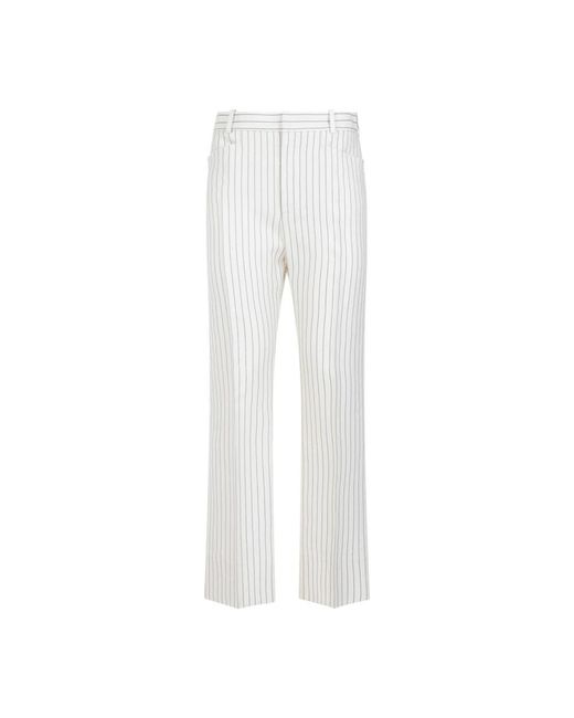 Wide trousers Tom Ford de color White