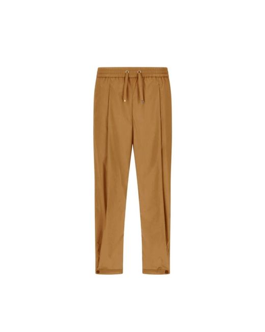 Cropped Trousers Herno de color Natural
