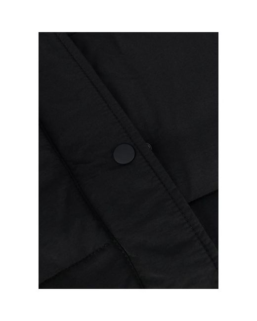 Another Label Jassen ,Zwart ,Polyester Mille Oversized Puffer Jacket in het Black